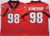Georgia Bulldogs 98 Rodrigo Blankenship Red Nike College Football Jersey,baseball caps,new era cap wholesale,wholesale hats